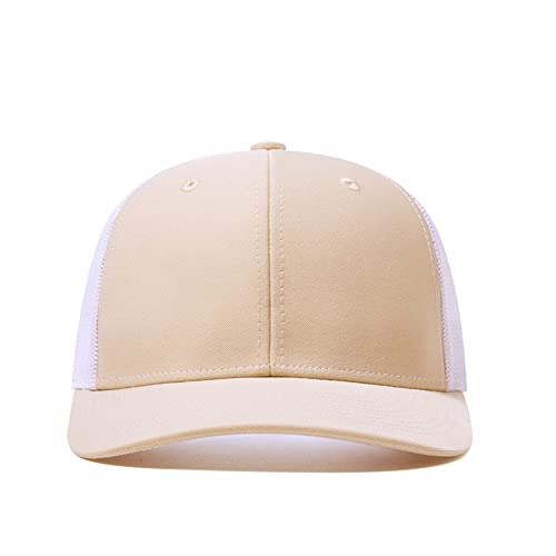 Image of Quanhaigou Trucker Hat - Mesh Snap Back - Unisex Adjustable Baseball Cap - Outdoor Hats for Men Women