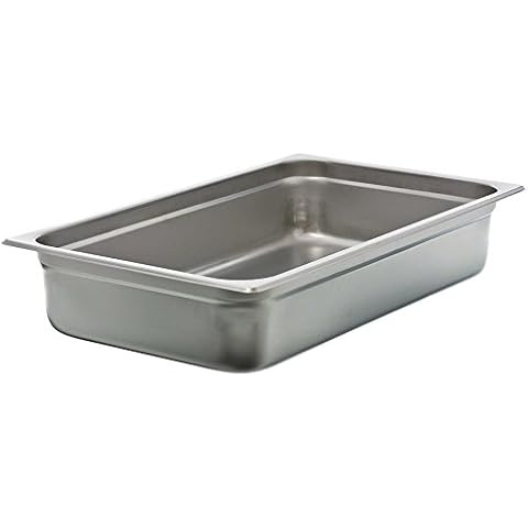 Update International NJP-1004 Steam Table Pan, 4", Stainless Steel Cover