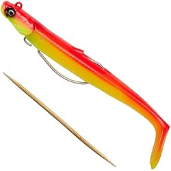 Savage Gear Señuelos SAVAGE GEAR Señuelo de cebo suave realista SANDEEL V2 sin malas hierbas, 13 cm/31 g