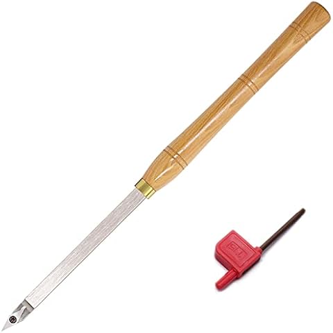 19.68Inches Wood Turning Tool Sharp Detailer Carbide Tipped Lathe Chisel Tool Bar Blades Gouge Skew Spear 35° With Diamond Carbide Insert for Wood Hobbyist or DIY or Carpenter Cover