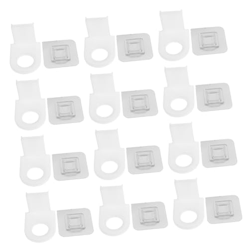 LABRIMP 20 Piezas Soporte de Botellas de Baño Estante de Ducha Organizador de Gel de Ducha y Champú Colgador Sin Taladro para Baño y Cocina Acabado Plata Satinada