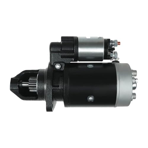 Démarreur mécanique robuste compatible CASE 537140R95 moteur agricole 12V