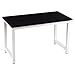 CHEFJOY Computer Desk PC Laptop Table Wood Workstation Study Home Office Furniture