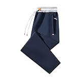 FoxQ Men's Sports Joggers Sweatpants with Pockets Athletic Running Casual Yoga Pants Loose Fit Strai
