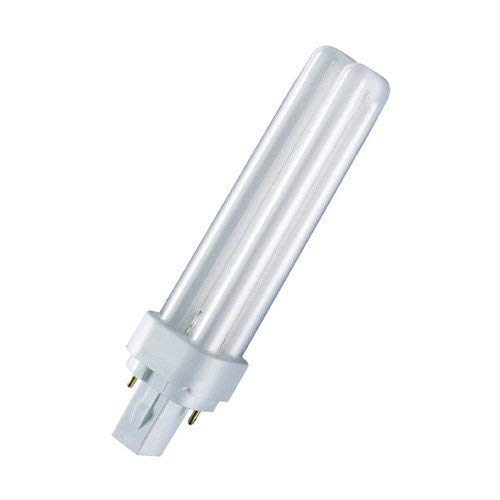 Preisvergleich Produktbild Osram Kompakt-Leuchtstofflampe Dulux D 830 G24d-1 warmwhite 13W