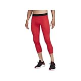 Nike Men's Pro Dri-FIT 3/4-Length Fitness Tights University Red/Black Large Regular