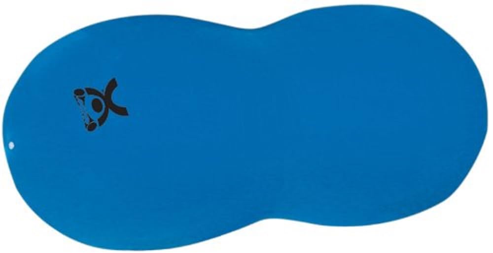 CanDo Gymnastikrolle / Motorikball / Fitnessball in Erdnussform - Peanut Ball - blau, 80 cm x 130 cm