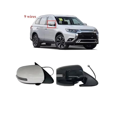 Rétroviseur Outlander cassé ? Remplacez par ce modèle LED 9 fils