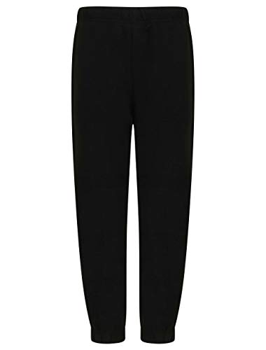 Pantalones deportivos de forro polar grueso para niños con cintura elástica