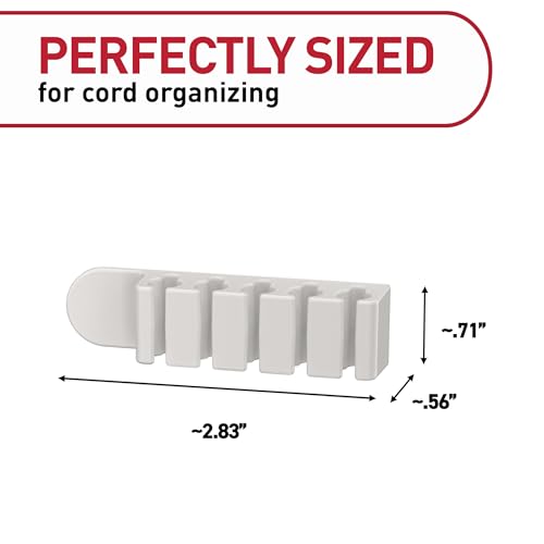 Image of Command 5-Cord Clip Organizer, 4 Clips, 8 Medium Strips