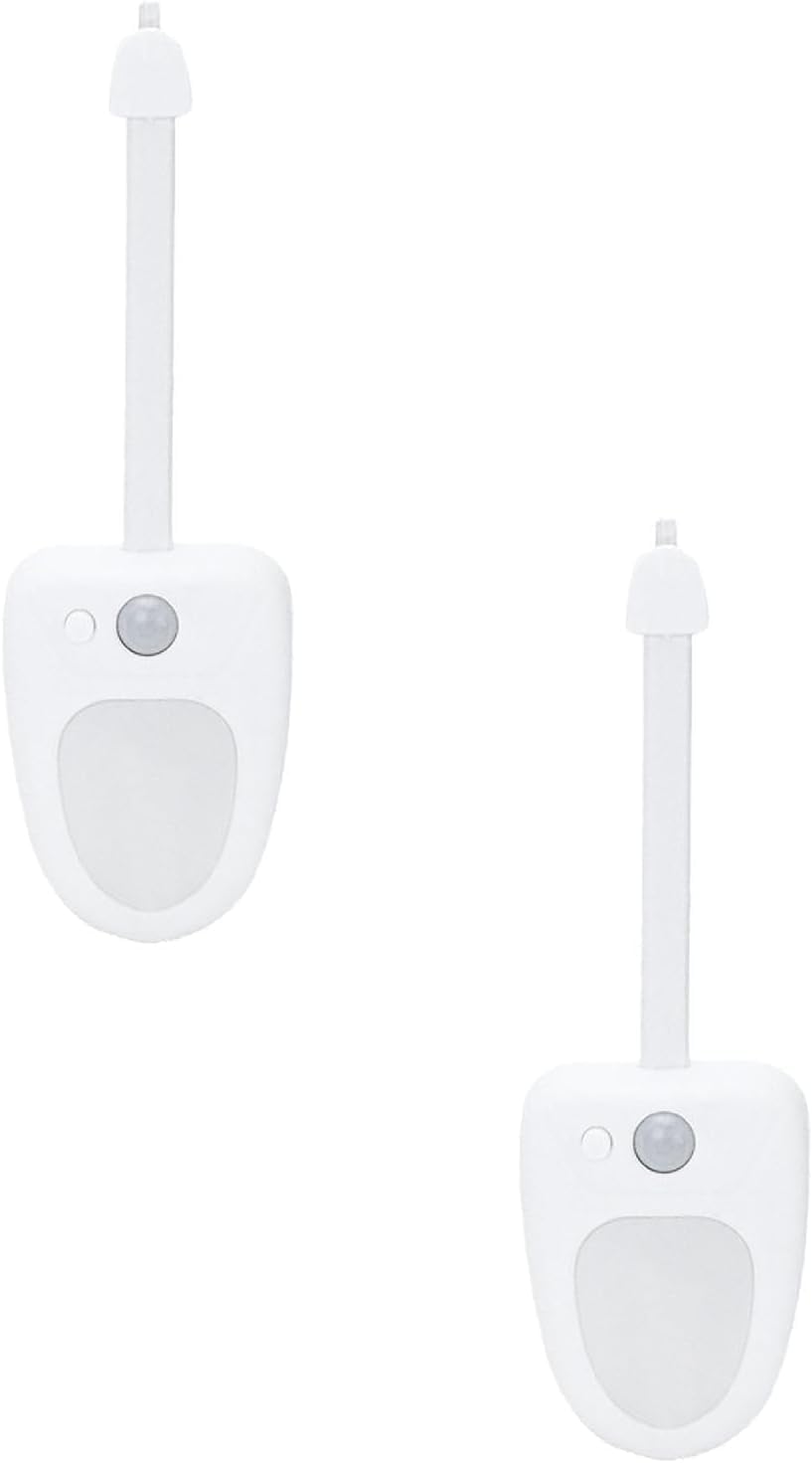 LED Toilet Night Light – Smart Motion Sensor Bathroom Lighting, Soft Eye-Caring Glow, Waterproof & Energy-Efficient, for Bathroom/Bedroom/Hallway (2-Pack)