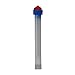 Officemate Pencil Style Moistener with Wedge Sponge (97802) - Clear, Blue, Red