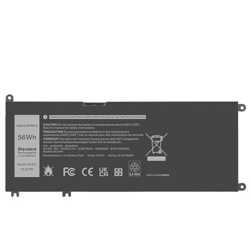 DELL 33YDH バッテリー　新品 33YDH Battery 56Wh Compatible with Dell Inspiron 17 7000