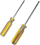 Set de tournevis à tête carrée,4 Pack dans les dimensions suivantes:SQ0 SQ1 SQ2 SQ3, tournevis magnétique pour la réparation et DIY Projets . (jaune)