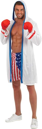 Fun Shack FN3986M-US-110-M Boxer Costume Men, Boxing Robe Mens thumb #1