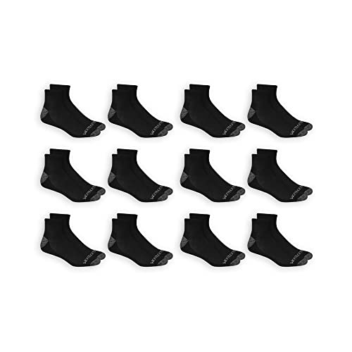 Fruit of the Loom Men's Dual Defense Ankle Socks (12 Pack)