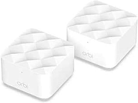 NETGEAR RBK12 100UKS Orbi Whole Home Mesh Sistema di rete Wi Fi velocit massima di 12 Gbps per case fino a 185 mq versione solo per UK NETGEAR RBK12 100UKS Orbi Whole Home Mesh Sistema di rete Wi Fi velocit massima di 12 Gbps per case fino a 185 mq versione solo per UK