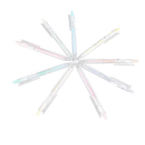Set de 9 bolígrafos retráctiles con tinta de gel 0.5mm miniatura 4
