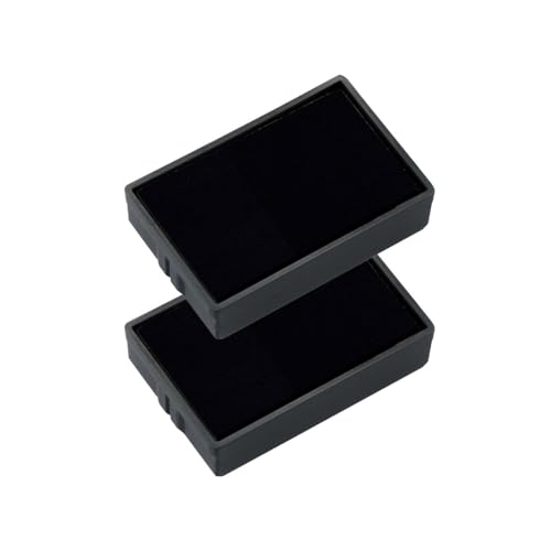 Trodat Ersatzkissen 6/4850 einfach und sauber wechselbar – Set mit 2 Stempelkissen in schwarz, dokumentenechte Tinte auf Wasserbasis, für die Stempel Modelle trodat Printy 4850 und 4850/L
