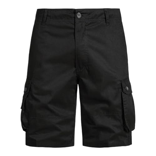 Short cargo en coton de qualité supérieure avec sa coupe droite élégante