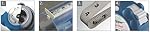 Komelon SS116SS Gripper Stainless Steel Measuring Tape, 16-Foot