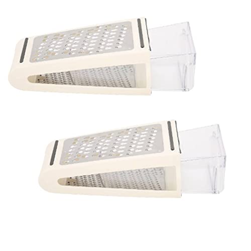 Rallador de queso doble con contenedor 2 piezas miniatura 1