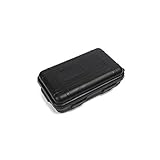 Tamaño: 12,5 x 7 x 3,8 cm. ZHUOTOP - Caja de supervivencia resistente al agua para exteriores, a prueba de golpes, resistente a la presión, contenedores de sellado para almacenamiento de viaje, kit S, negro