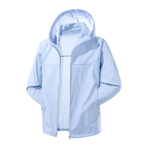 Veste d'été légère pour homme avec fermeture éclair coupe décontractée style bomber