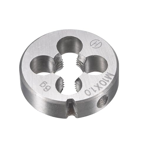 MACHSWON M10 x 1mm Metric Tap and Die Set - Machine Thread Screw Tap with Round Threading Die Kit for Thread Repair - Image 2