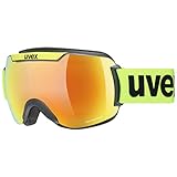 uvex downhill 2000 CV - Skibrille für Damen und Herren - konstraststeigernd - verzerrungs- & beschlagfrei - schwarz - one size
