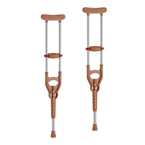 Loyoda Shock-Absorbing Under Arm Crutches for Adults & Youth 43 to 63