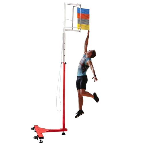 Entrenador de salto vertical, probador de altura ajustable, herramienta de medición de salto para atletas y entrenadores