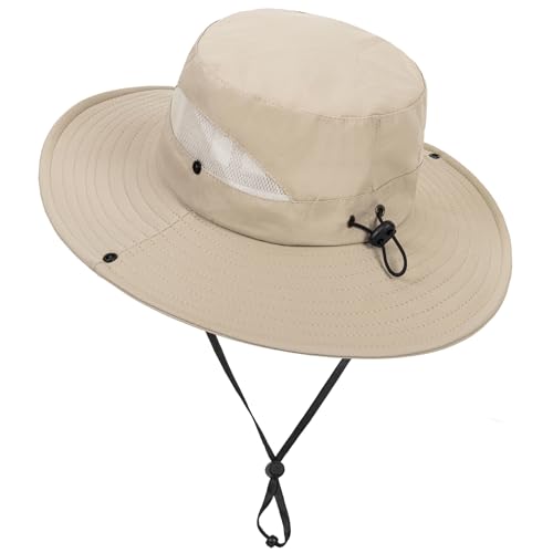 Kids-Bucket-Summer-Sun-Hat Wide-Brim Outdoor Fishing Beach UV-Protection Cap（7-14 Years3