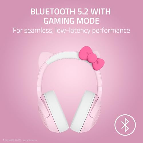 Razer Kraken Kitty V2 BT Wireless RGB Headset Hello Kitty & Friends Edition の商品画像 2