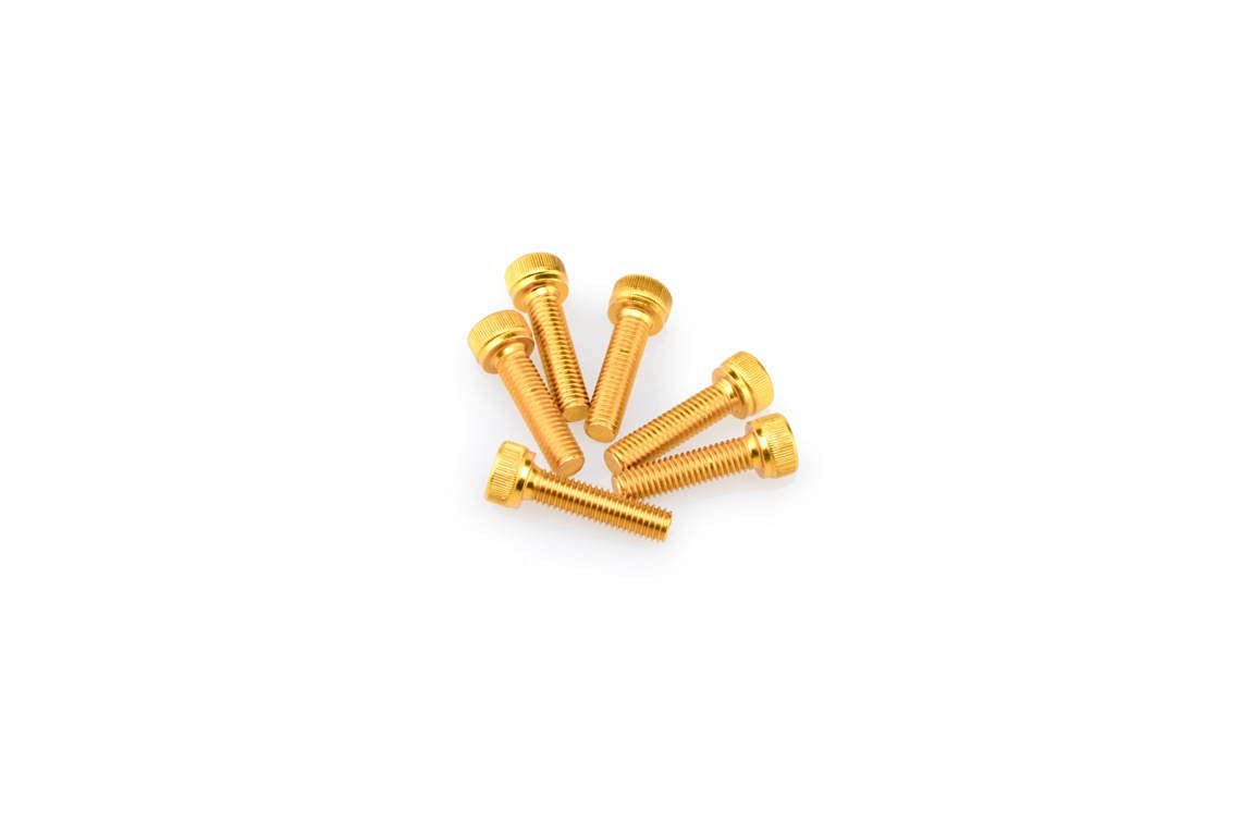 Puig Yellow M5 20mm Allen Screws x 6