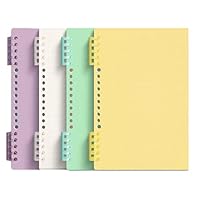 Amazon | QQZSG ノート ソフトリングノート A4*4 横罫線入り B5