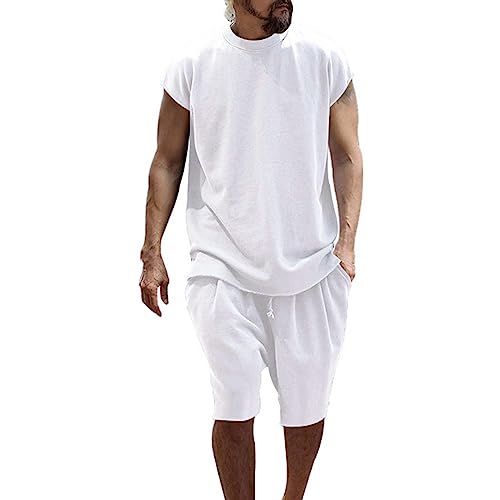 Survêtement d'été pour homme avec t-shirt mince et short de sport
