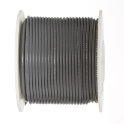 1 Pcs 250 ft Gray Solid Hook Up Wire 20 AWG Gauge 300 Volts 0.0320