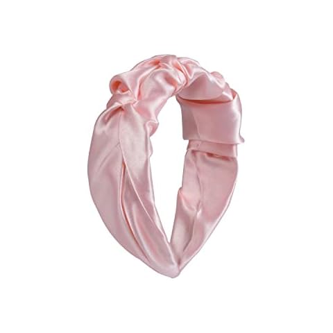 WAHHSON Satin Silk Frill Hair Band Cover