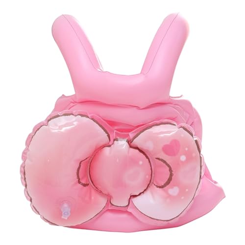 Genérico Chaleco Salvavidas Inflable Infantil con Diseño de Dibujos Animados, Chaleco Flotador para Niños, Chaleco de Seguridad Acuática para Aprendizaje de Natación y Diversión