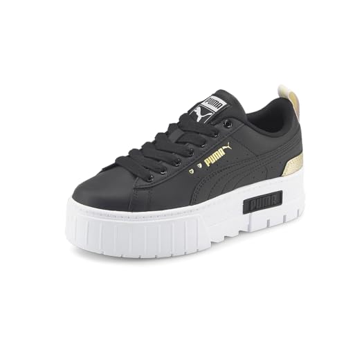 PUMA Kids Boys Mayze Shiny Platform Sneakers Shoes Casual - Black2