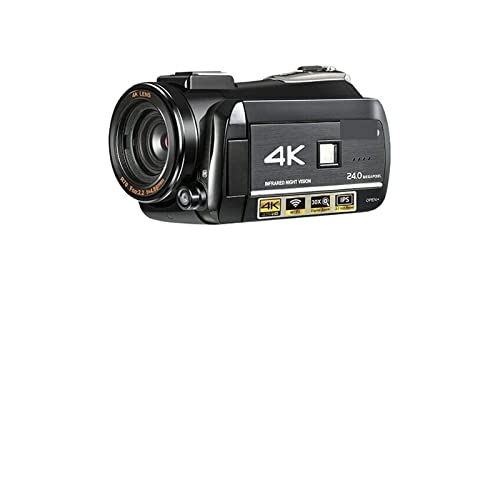 Caméscope 4K zoom 30X caméra vidéo vlogging vision nocturne IR kit blog
