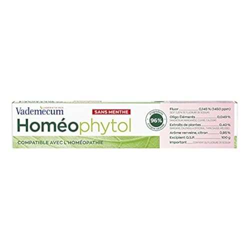 Vademecum Homéophytol dentifrice protection gencives et blancheur naturelle lot de 4