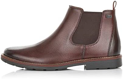 Rieker 35382-25 Brown Leather Mens Chelsea Boots 10 | Image 2