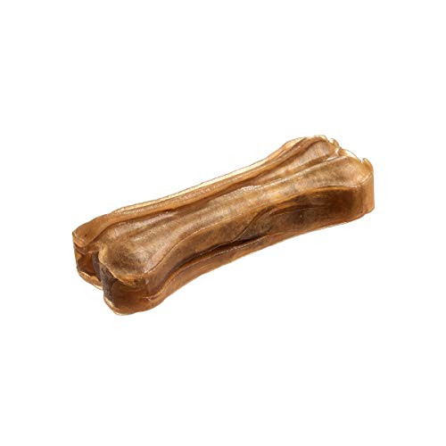 Bontoy Hundekauknochen I 40 Stück x 8 cm I Naturprodukt aus Reiner Rinderhaut I proteinreich und gut für die Kaumuskulatur ihres Hundes