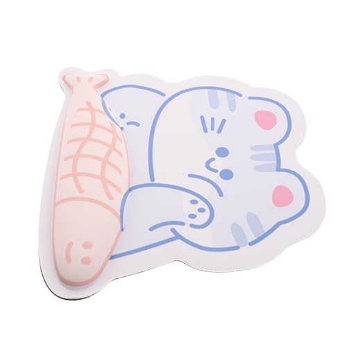 OSALADI Mignon Koi Poisson Souris Pad Poignet Net GLIP Burek Tapis for Office Cartoon Confort Musist Mouspad pour Ordinateur Portable Mouspade Durable