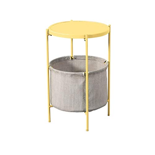 HTL Storage Table Metal Round Table with Storage Bag Double Layer Book HTL Storage Table Metal Round Table with Storage Bag Double Layer Book