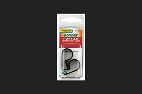 Jandorf, Black 61457 Clamp Nylon Blk 1/2x9/16