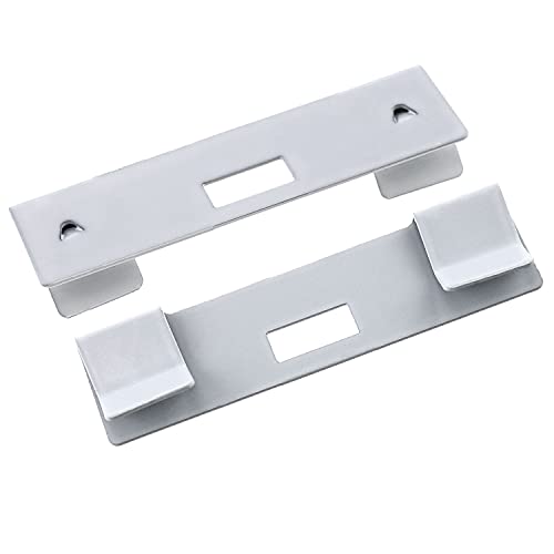 Zzlzx 28Pcs Vertical Blind Repair Tabs Kit 14Pcs Metal Curtain Clips + 14 Self-Adhesive Repair Clips, Vertical Blind Replacement Slats Parts #TOP1