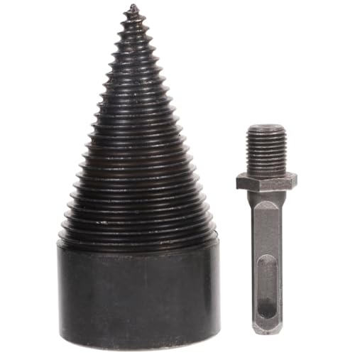 Foret à fendre le bois 50 mm HEMOTON fendeur de bûches acier hexagonal de jardin